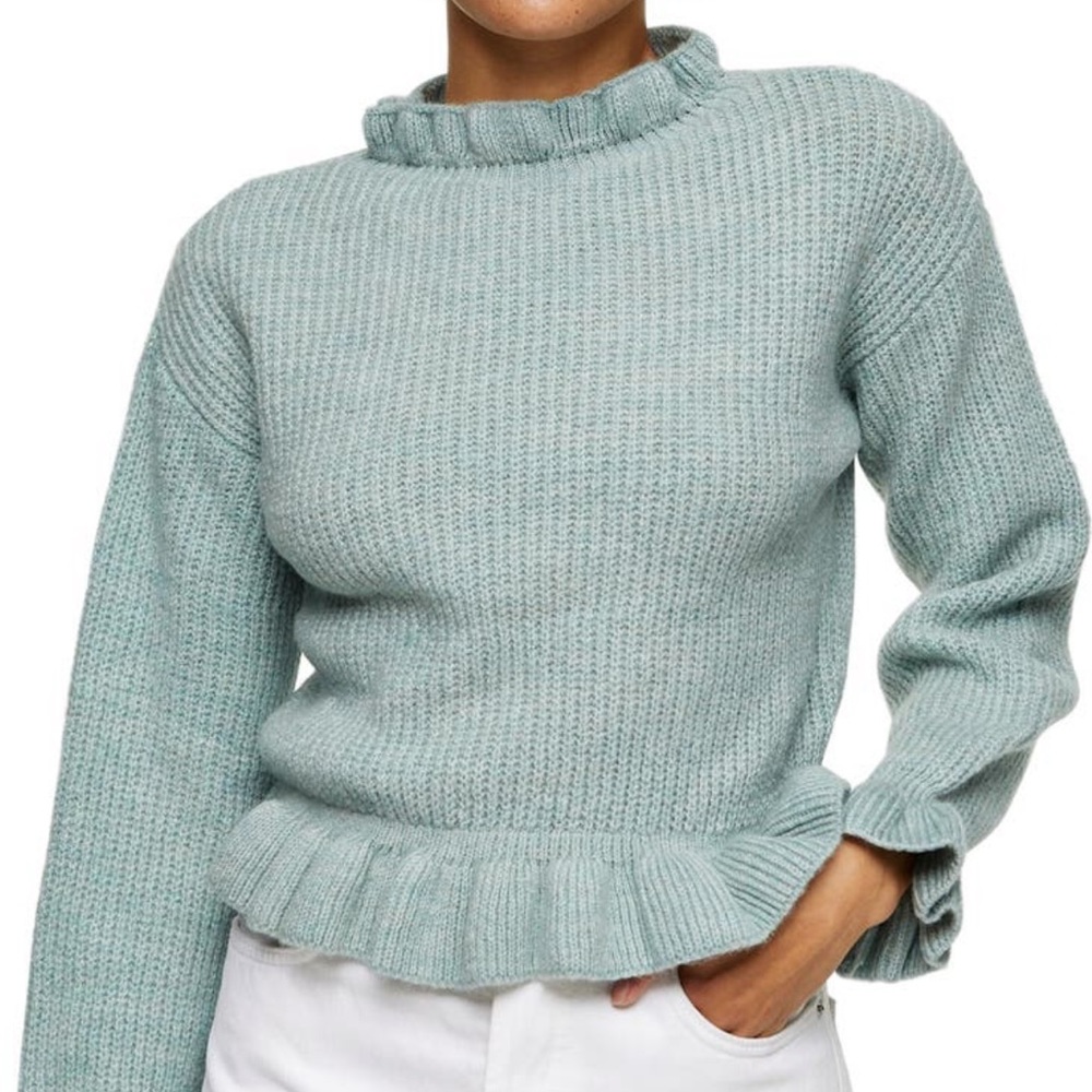 Topshop Ruffle Sweater